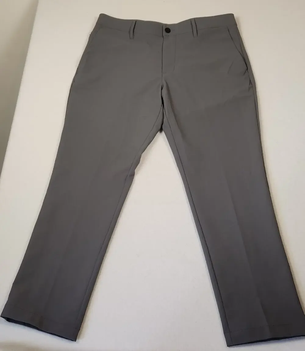Banana Republic Men's Gray Polyester Pants, Size 34x29